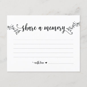 Rustic Kraft  ett minneskort Inbjudningar