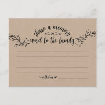 Rustic Kraft  ett minneskort