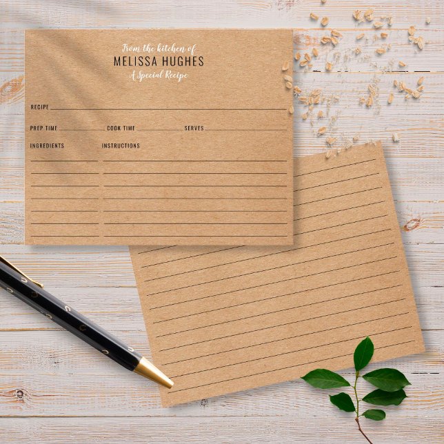 Rustic Kraft från köket på receptkortet (Skapare uppladdad)