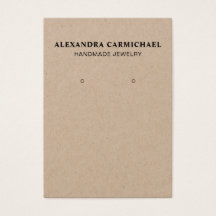 Rustic Kraft Handmade-made Jewelry Earring Visning