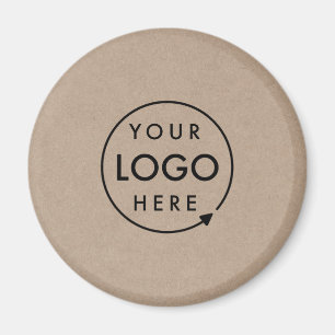 Rustic Kraft Logotyp   Modern för företag Magnet