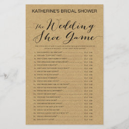 Rustic Kraft Möhippa Game PRINTED