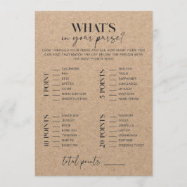 Rustic Kraft-Möhippa Whits in your Purse