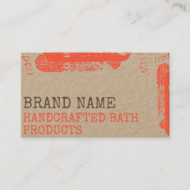 Rustic Kraft Papprare Vintage Stil Homemade Crafts Visitkort
