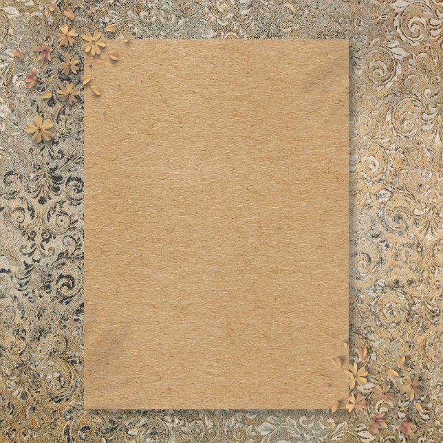 Rustic Kraft Simple Snyggt Boho Inbjudningar (Rustic Kraft Simple Stylish Boho Invitation)
