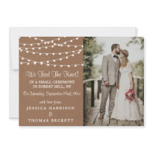 Rustic Kraft String Ljus Bröllop-samlingen