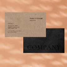 Rustic Kraft-Textured Papper Minimalist Generic