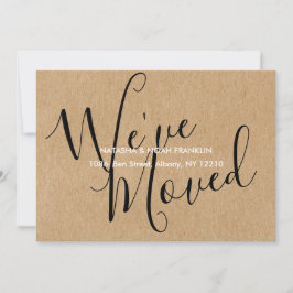 Rustic Kraft Vi har flyttat New Home Adress