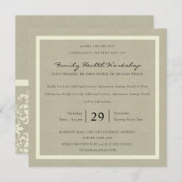 RUSTIC KRAFT WHITE DAMASK CLASSIC WORKSHOP EVENT INBJUDNINGAR