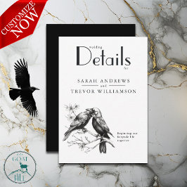 Rustic Kråka Älskare Tilläggskort