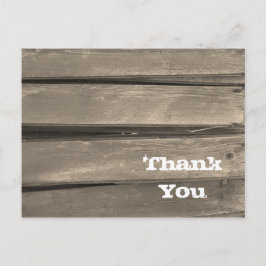 Rustic Land Barn Wood Tack Vykort