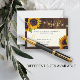 Rustic land blommigt budget bröllop elegant OSA Anteckningskort