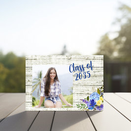 Rustic Land Blommigt Studenten Inbjudningar