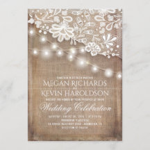 Rustic Land Burlap String Ljus Snöre Bröllop