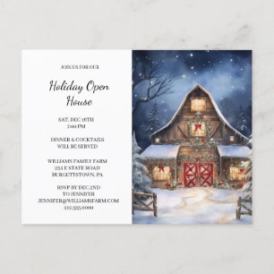 Rustic Land Business Company jul Party Vykort