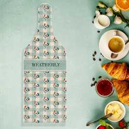 Rustic Land Checks Tupp Monogram | NAMN