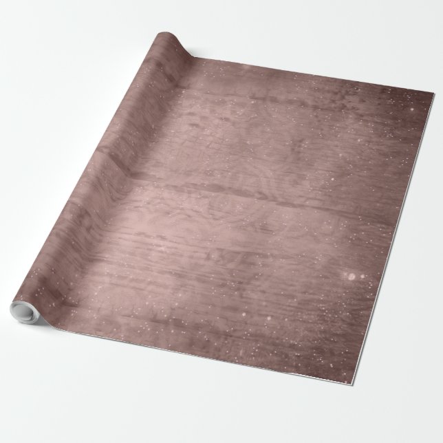 Rustic Land Chic Brown Presentpapper (Utrullad)
