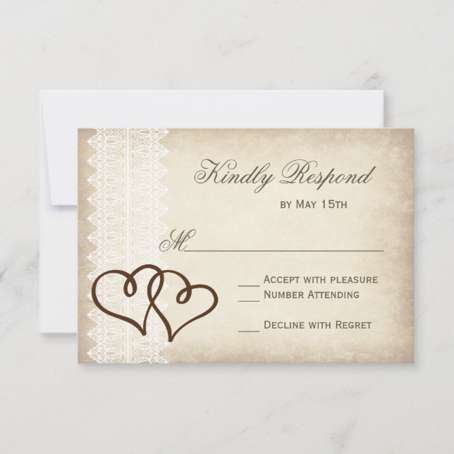 Rustic Land Dubbla Hearts-Bröllop OSA (Framsida)