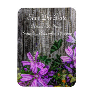Rustic Land Flowers ombord på barn Board Magnet