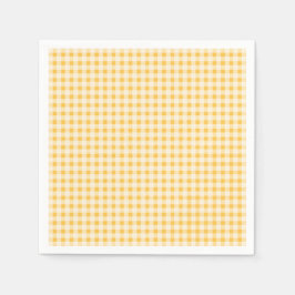 RUSTIC LAND GULT GINGHAM NAPKIN PAPPERSSERVETT