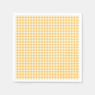 RUSTIC LAND GULT GINGHAM NAPKIN PAPPERSSERVETT