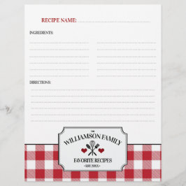 Rustic Land Kitchen-familjerökare Binder Infoga