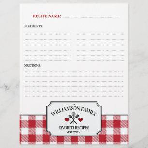 Rustic Land Kitchen-familjerökare Binder Infoga