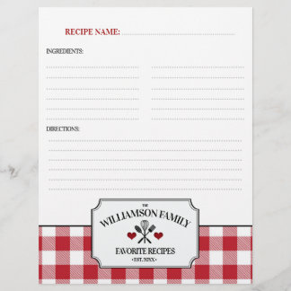 Rustic Land Kitchen-familjerökare Binder Infoga