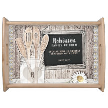 Rustic Land Kitchen w/ Monogram