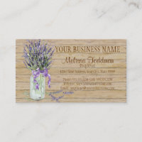 Rustic Land Mason Burk Fransk Lavender Bouquet