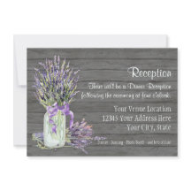 Rustic Land Mason Burk Snöre n Lavender Blommigt