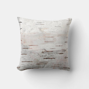 Rustic Land Nature Birch Bark Photo Kudde