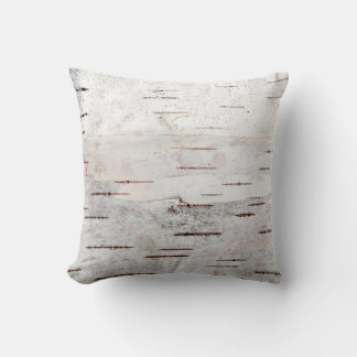 Rustic Land Nature Birch Bark Photo Kudde