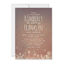 Rustic Land | Night Ljus Fält Garden Wedding