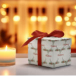 Rustic Land Reindeer Skull & Garland Jul Presentpapper<br><div class="desc">Snyggt och festlighet,  den här presentfigursättningen är perfektens sätt att figurera alla helgdag som du kommer att vara ge för i julhelg. Konstruktionen har en handmålad vattenfärgsrenskalle,  rött och grönt,  och texten "god jul" som kan anpassas.</div>