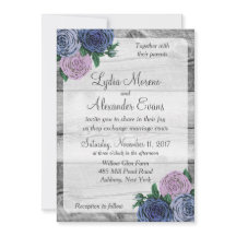 Rustic Land Ro Barn Wood bröllopsinbjudan