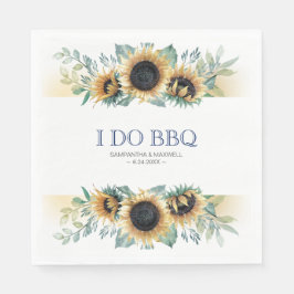 Rustic Land Solros I Do BBQ Pappersservett