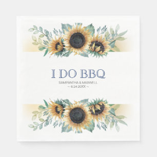 Rustic Land Solros I Do BBQ Pappersservett