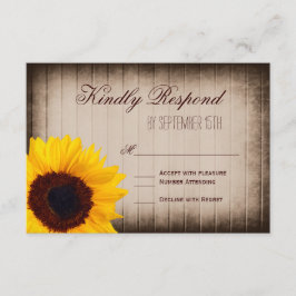 Rustic Land SolroWood Bröllop OSA Card Kort