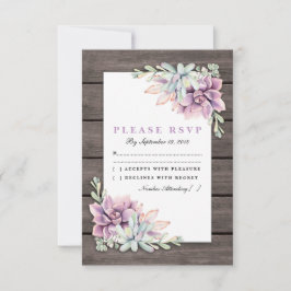 Rustic Land Succult Blommigt Bröllop OSA