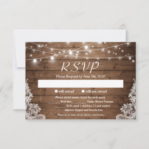 Rustic Land Twinkle Ljus Snöre Barn Wood OSA Kort