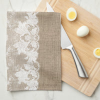 Rustic land vintage beige burlap och vit snöre
