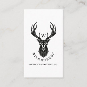 Rustic Land Wilderness Hjort & Glass Play Visitkort