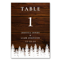 Rustic Land Wood Fall Autumn Winter Wedding