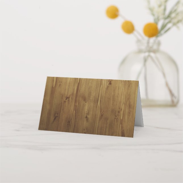 Rustic-Landsbyggsbröllop, mappat monteringskort Placeringskort (Framsida)
