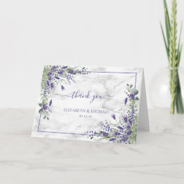 Rustic Lavender Eucalyptus Greenery Photo Kort
