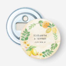 Rustic Lemon Citrus Boho Summer Bröllop