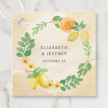 Rustic Lemon Citrus Boho Summer Bröllop