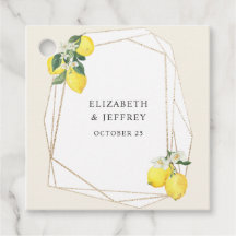 Rustic Lemon Citrus Boho Summer Bröllop