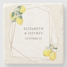 Rustic Lemon Citrus Boho Summer Bröllop